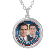 Romney-Ryan 2012 Round Necklace