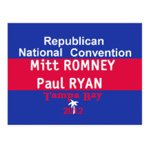 Romney Ryan Post Card