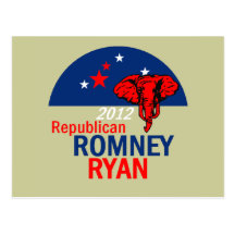Romney Ryan Post Card