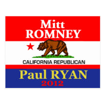 Romney Ryan Post Card