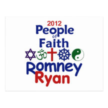 Romney Ryan Postcards