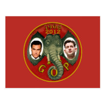 Romney Ryan Retro Post Cards