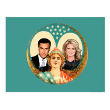 Romney Ryan Retro Postcards
