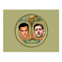 Romney Ryan Retro Postcards