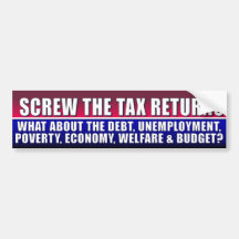 Romney - Ryan- Tax Returns - Anti Obama Bumper Stickers