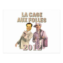Romney Santorum Postcard