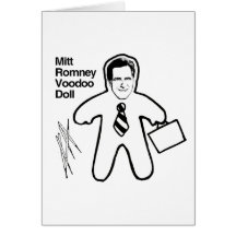 Romney Voodoo Doll.png Greeting Card