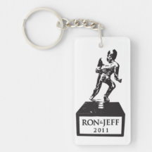 RON & JEFF CHAMPIONS KEYCHAIN RECTANGULAR ACRYLIC KEY CHAIN
