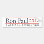 Ron Paul 2012 American Revolution Bumper Sticker