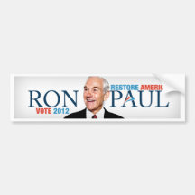 Ron Paul 2012 Bumper Sticker