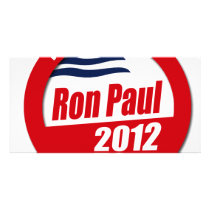 Ron Paul 2012 button Picture Card