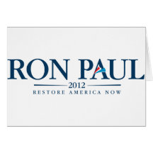 Ron Paul 2012 Card