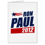 RON PAUL 2012 CARD
