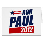 RON PAUL 2012 CARDS