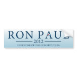 Ron Paul 2012 - Defender of the Constitution bumper stickers