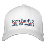 Ron Paul 2012 embroidered hats