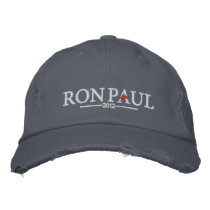 Ron Paul 2012 Embroidered Hat
