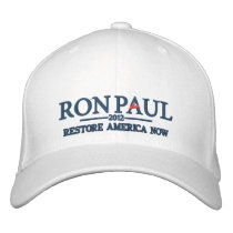Ron Paul 2012 Embroidered Hat