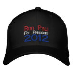 Ron Paul 2012 Embroidered Hat embroidered hats
