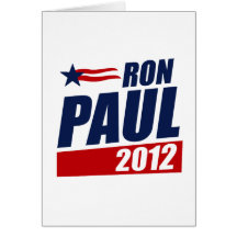 RON PAUL 2012 GREETING CARD
