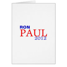 RON PAUL 2012 GREETING CARD