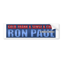 Ron Paul 2012 Presidential Campaign Bumper Stickers