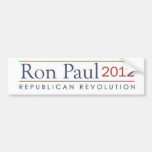 Ron Paul 2012 Republican Revolution Bumper Sticker