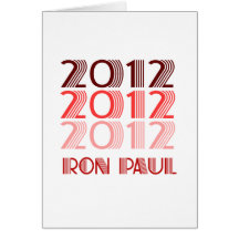 RON PAUL 2012 VINTAGE GREETING CARDS