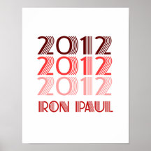 RON PAUL 2012 VINTAGE PRINT