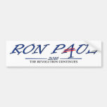 Ron Paul 2016 - The Revolution Continues bumper stickers
