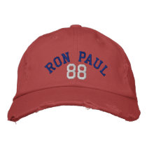 RON PAUL '88 VINTAGE Distressed Chino Twill Cap Baseball Cap