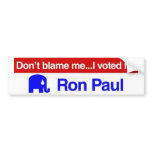 Ron Paul Bumper Sticker bumper stickers