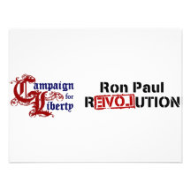 Ron Paul Campaign For Liberty Revolution Invitation