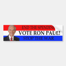 Ron Paul colour bumper sticker