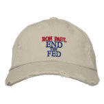 RON PAUL END THE FED CAP embroidered hats