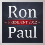 Ron Paul for President 2012 Campaign Poster posters