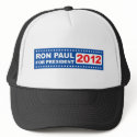 Ron Paul for President 2012 hats