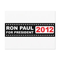 Ron PAul for President 2012 Postcards