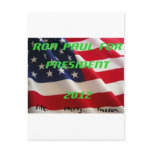 Ron Paul for President 2012 Post Cards