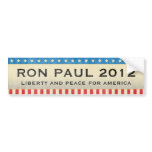 Ron Paul for President in 2012 Bumper Stickers