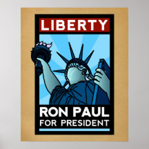 Ron Paul for President Liberty Poster