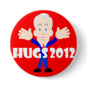 Ron Paul hugs 2012 buttons