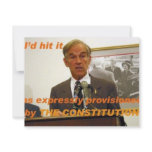 ron paul id hit it invitations