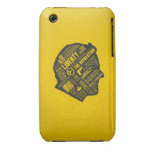 Ron Paul Libertarian Abstract Thought iPhone 3/3GS iPhone 3 Case-Mate Cases