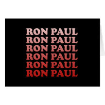 RON PAUL PATTERN CARDS