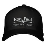 Ron Paul Personalised Text embroidered hats