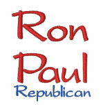 Ron Paul Republican Ladies White Polo Shirt embroidered shirts