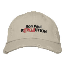Ron Paul Revolution Embroidered Hat