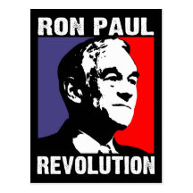 Ron Paul Revolution Postcard