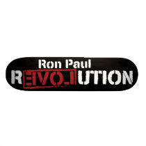 Ron Paul Revolution Skateboard skateboards
